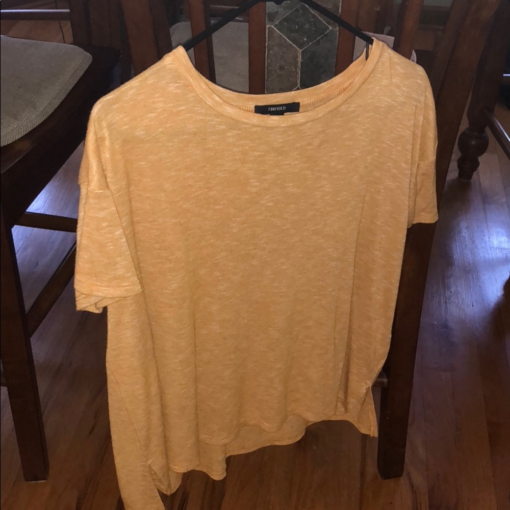 Women’s mustard yellow tee